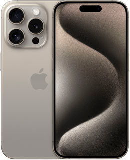 Смартфон Apple iPhone 15 Pro 128 ГБ Натуральный титан